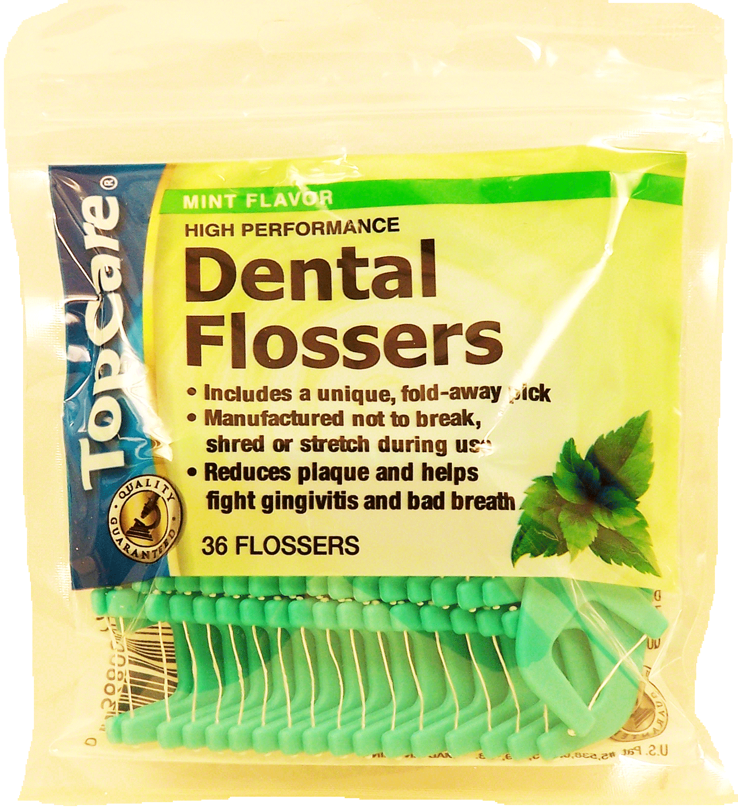 Top Care  dental flossers, mint flavor Full-Size Picture